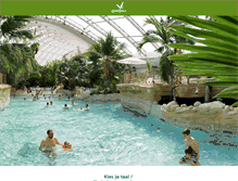 Tablet Screenshot of centerparcs.be